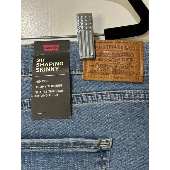 Levi's 311 Shaping Skinny Mid Rise Jeans Size 34 x 32 New w/ Tags Levi's Sculpt - Picture 11 of 13